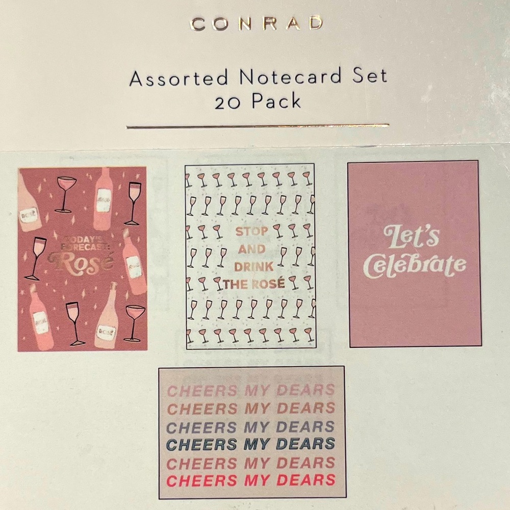 LC Lauren Conrad Merry & Bright Cards - Iridescent and Gold